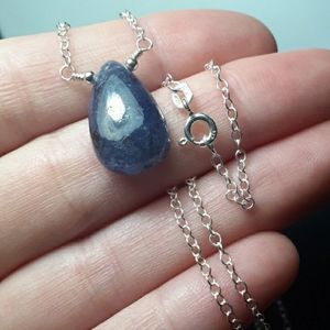 ◇ TANZANITE & 925 SS NECKLACE ◇